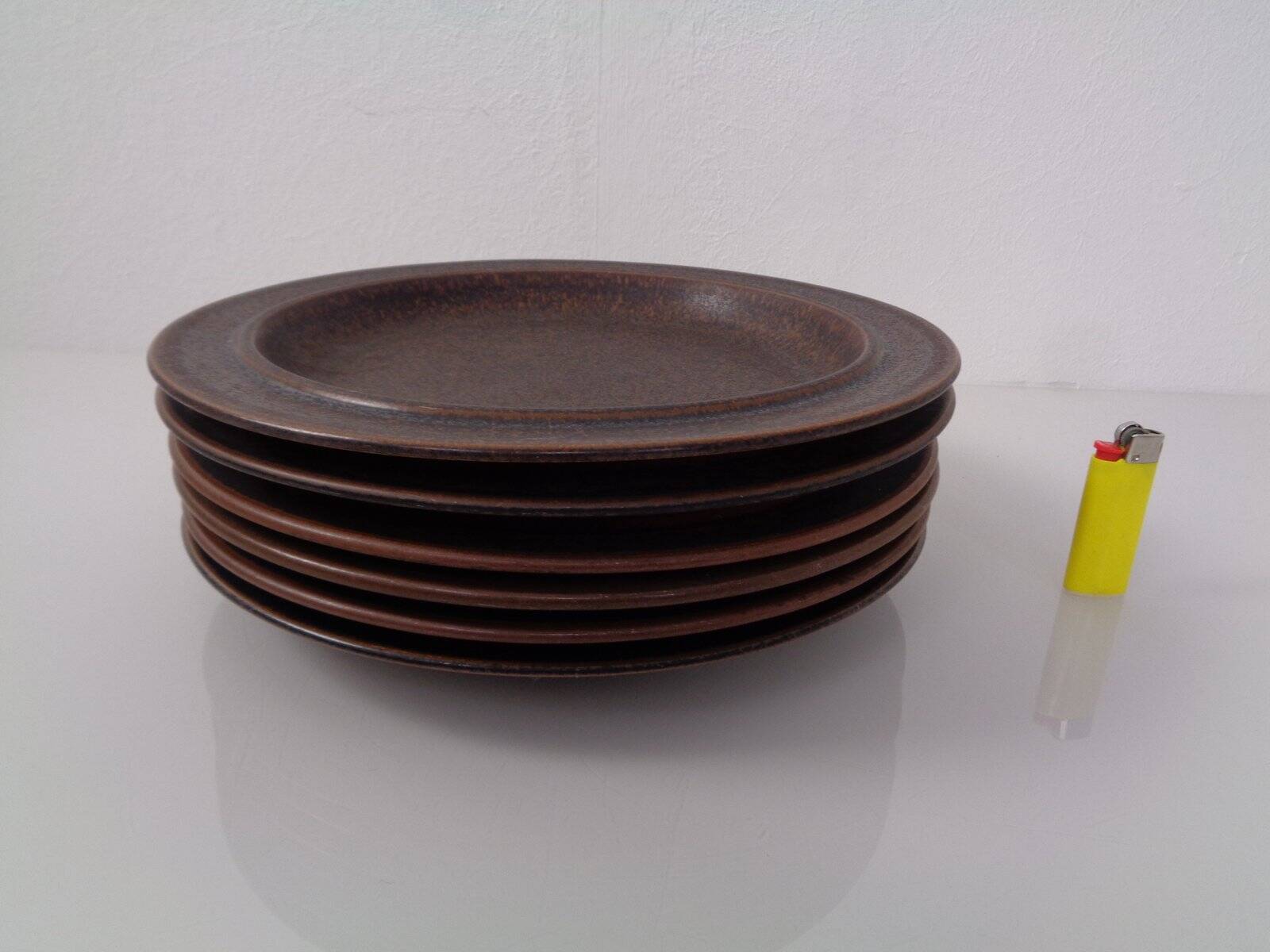 Ruska Plates by Ulla Procope for Arabia, Set of 6, Finland, 1960s, Set of 6