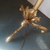 Napoleon style floor lamp lion's head