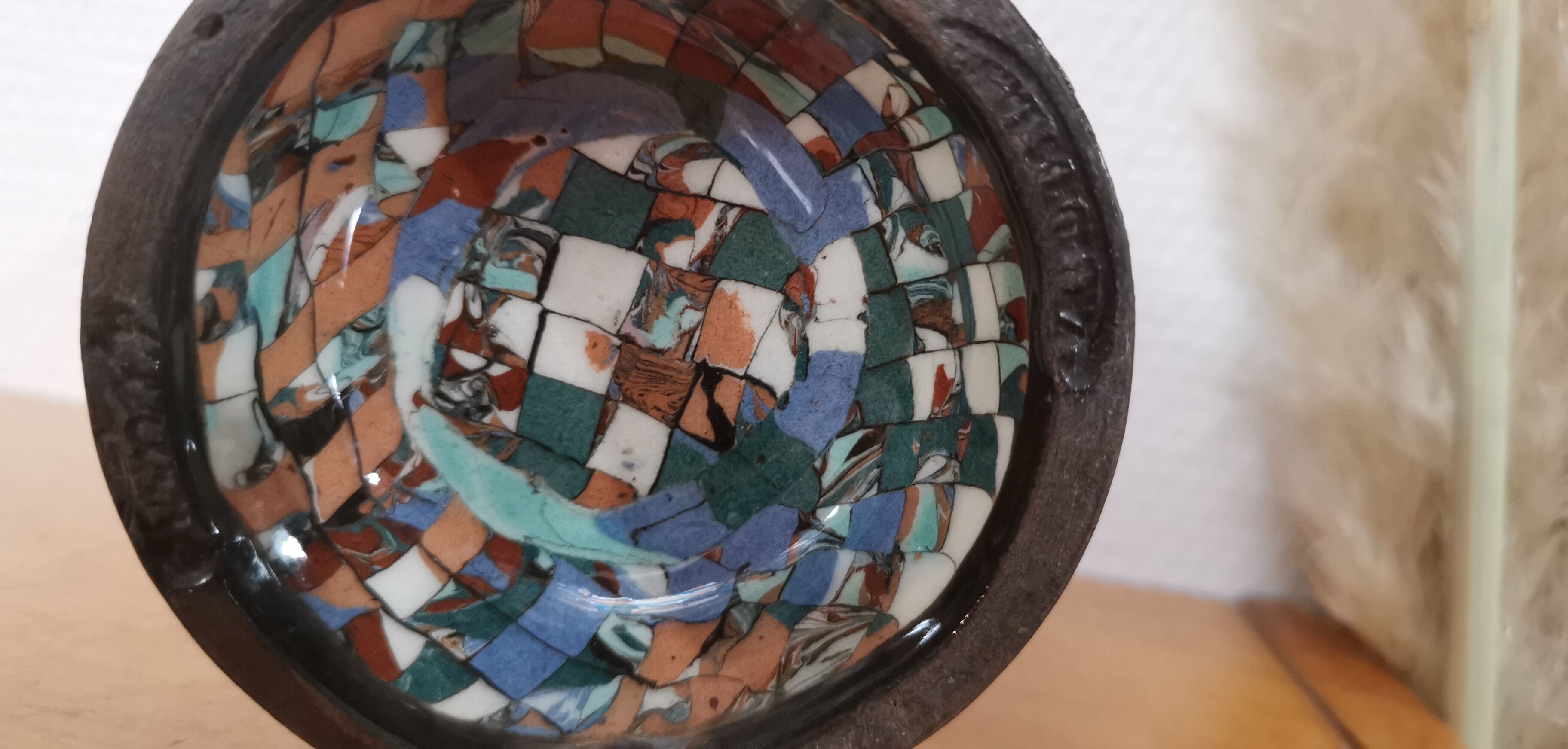 Vase signed gerbino from vallauris