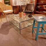 Glass coffee table