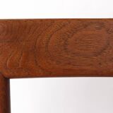 1 sur 4 Chaise de salle à manger en chêne du milieu du siècle – Vintage années 1960, revêtement gris clair