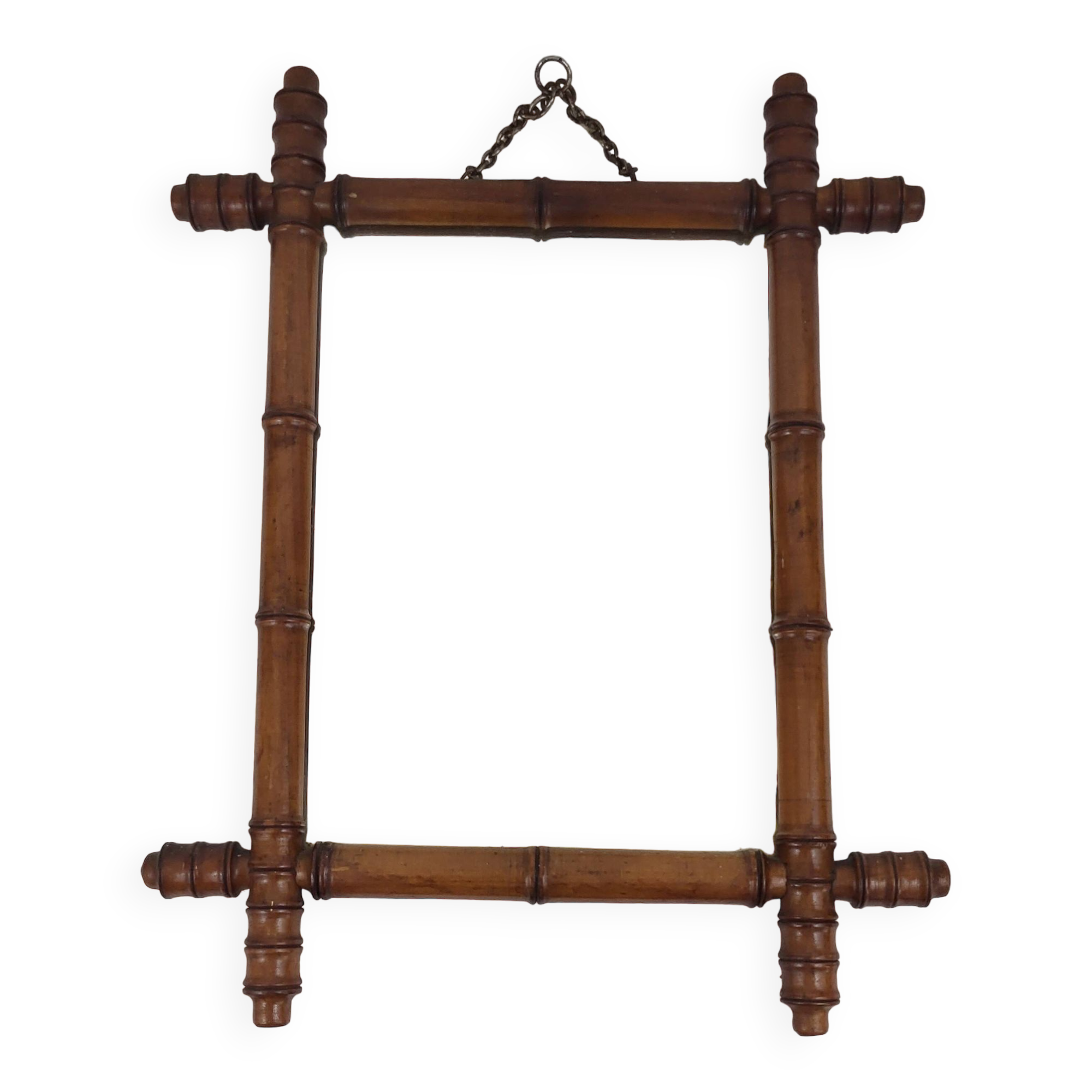 Bamboo mirror 42*53 cm vintage