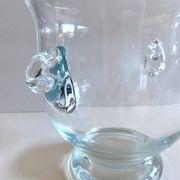 Gros Seau à Champagne ou Glace Rafraichissoir Vase Terrarium Verre Soufflé