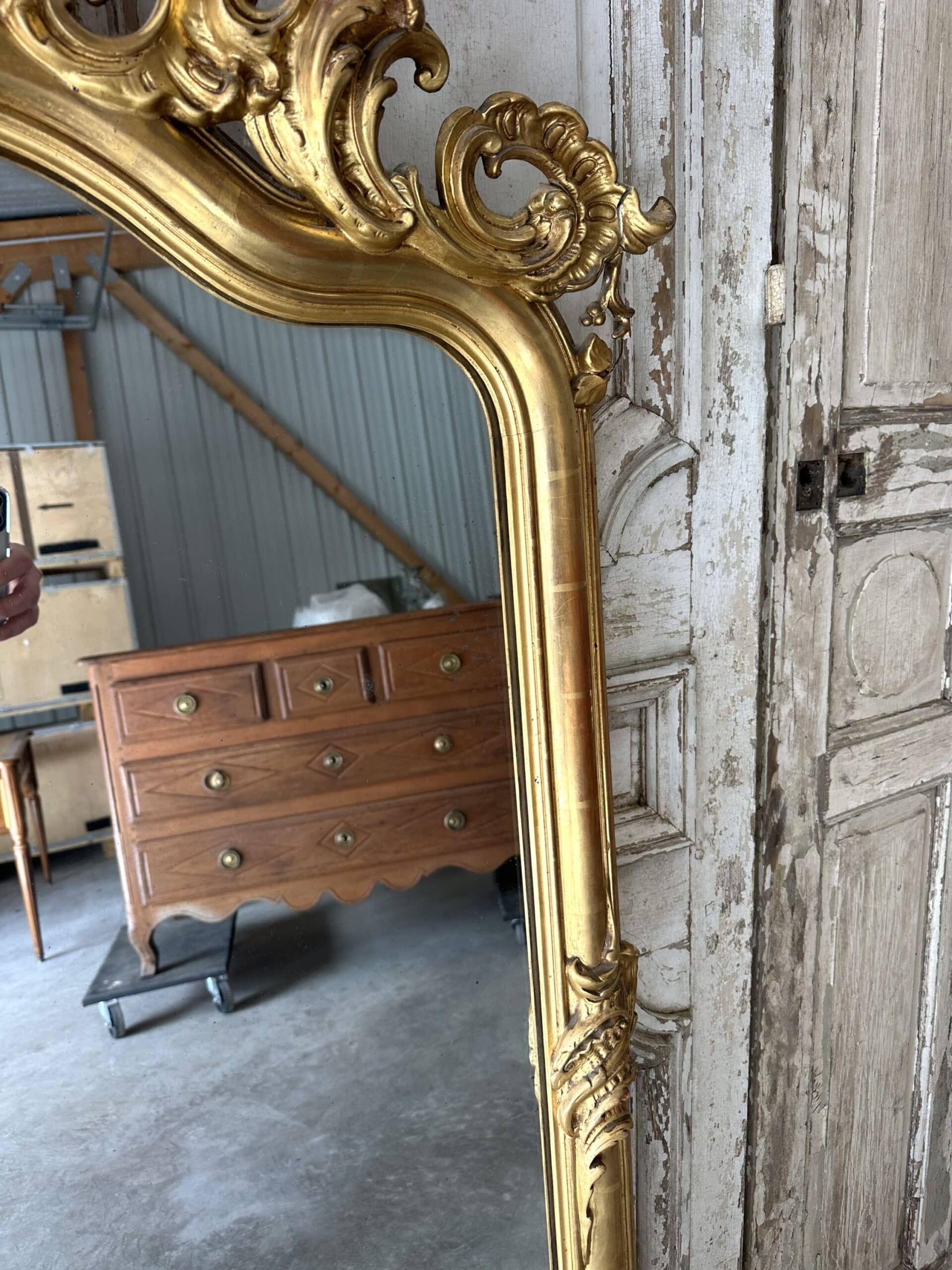 Louis XV style mirror circa 1880