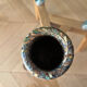 Small Vallauris vase in mosaic clay signed Gerbino