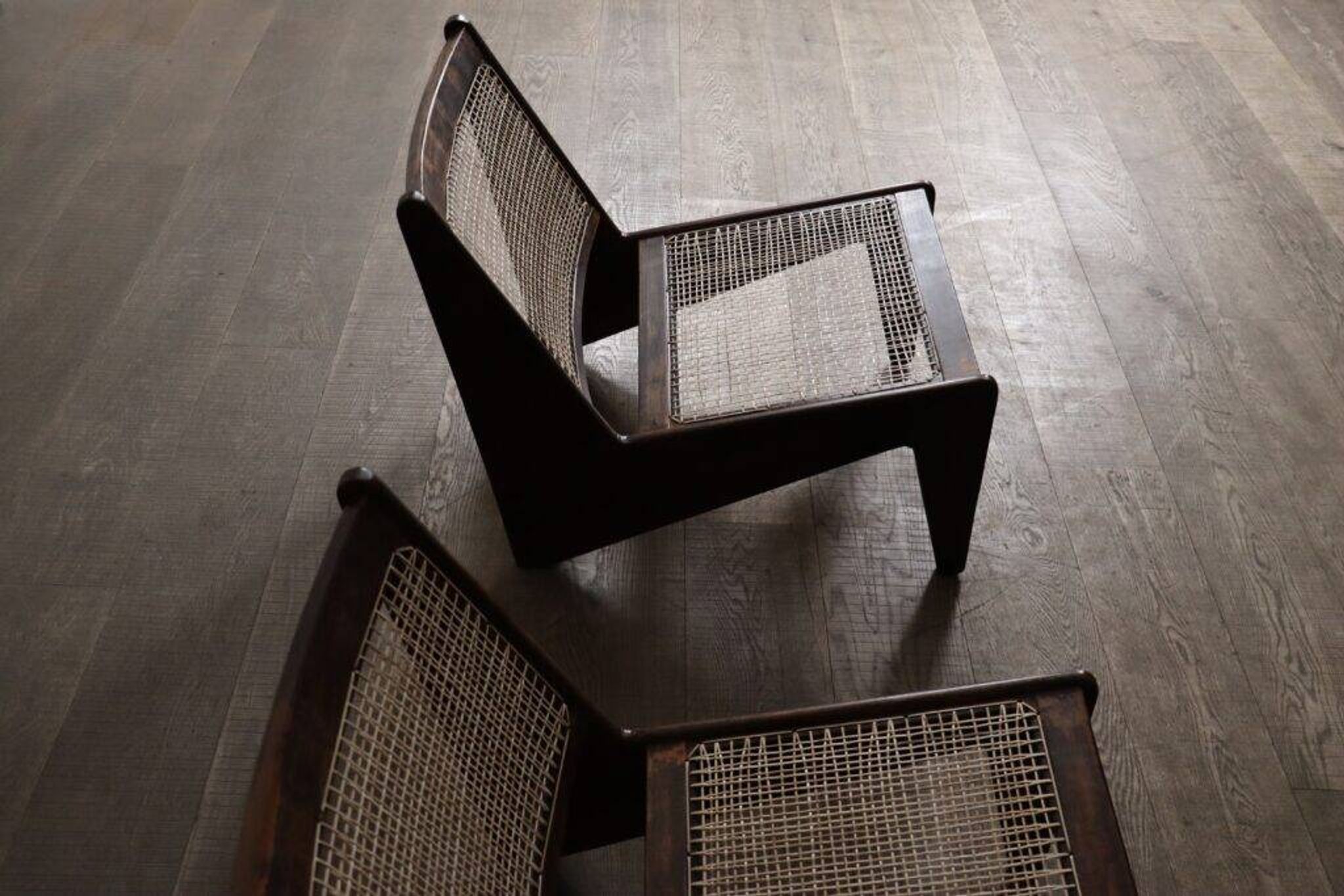 Pierre Jeanneret Kangaroo Chairs PJ-SI-59, India, 1955