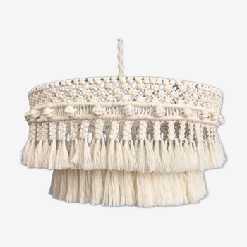 Macrame pendant light 50cm