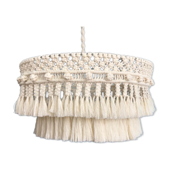 Macrame pendant light 50cm