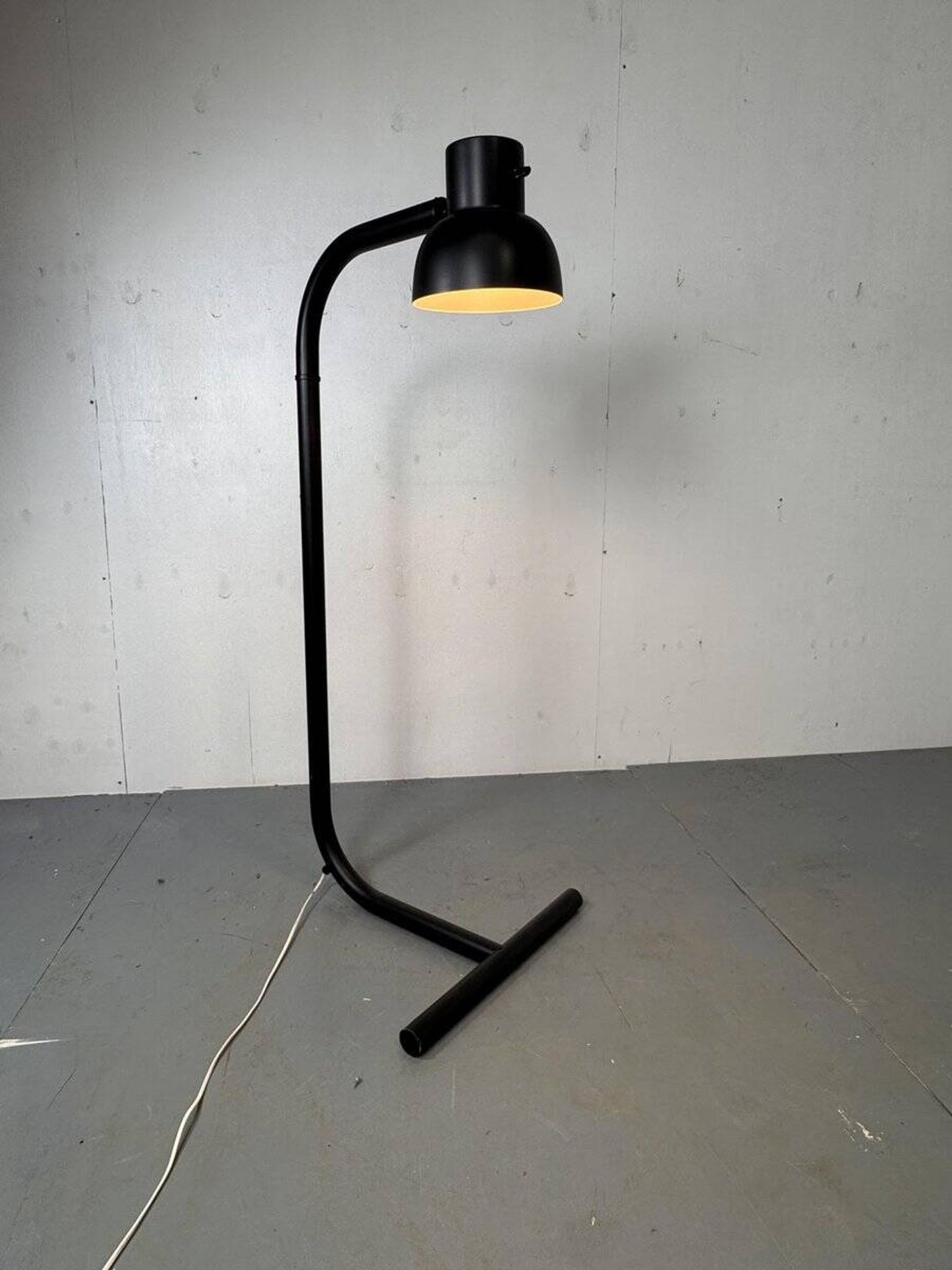 Vintage black floor lamp by Hans Agne Jakobsson for AB Markaryd, 1970s