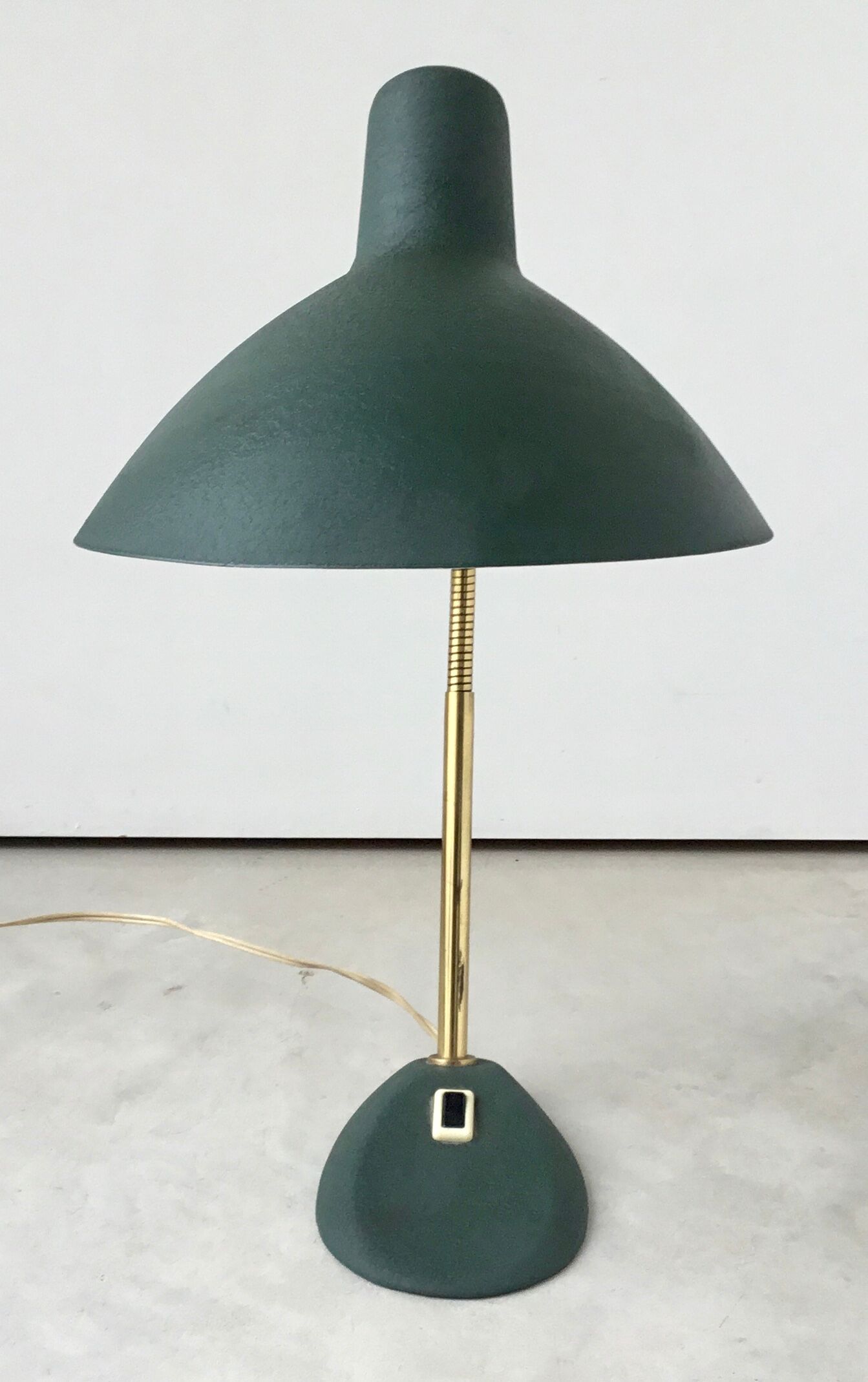 Flexible modernist desk lamp, design 1950