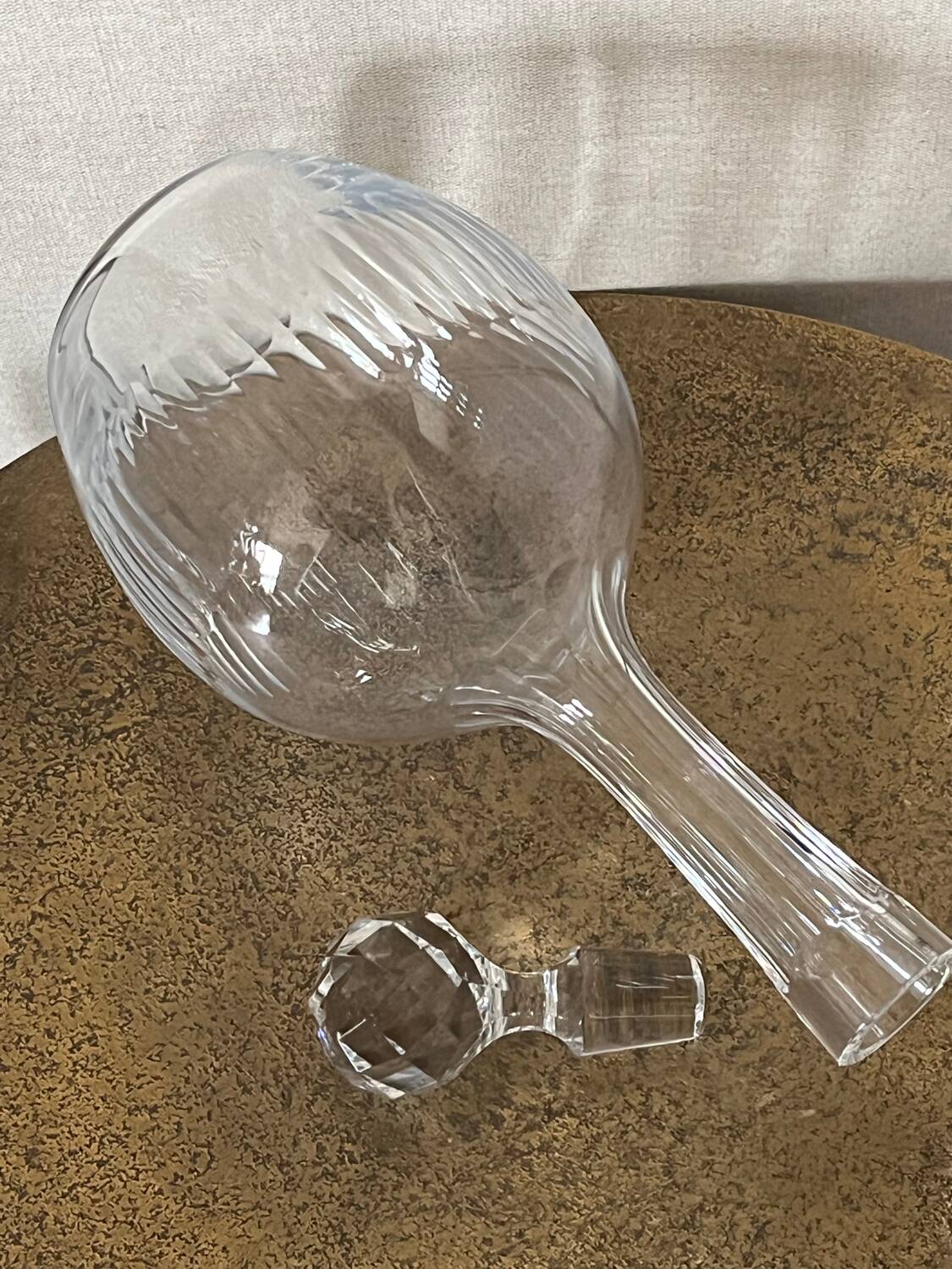 Baccarat crystal carafe