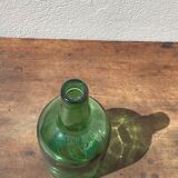3x bouteilles en vert &bleu comme base pour lampes