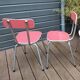 Paire de chaises en formica vintage