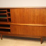 Enfilade haute scandinave édition Samcom en teck, 1960