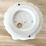 Opaline shell ceiling lamp