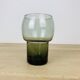 Smoked glass tealight candle holder