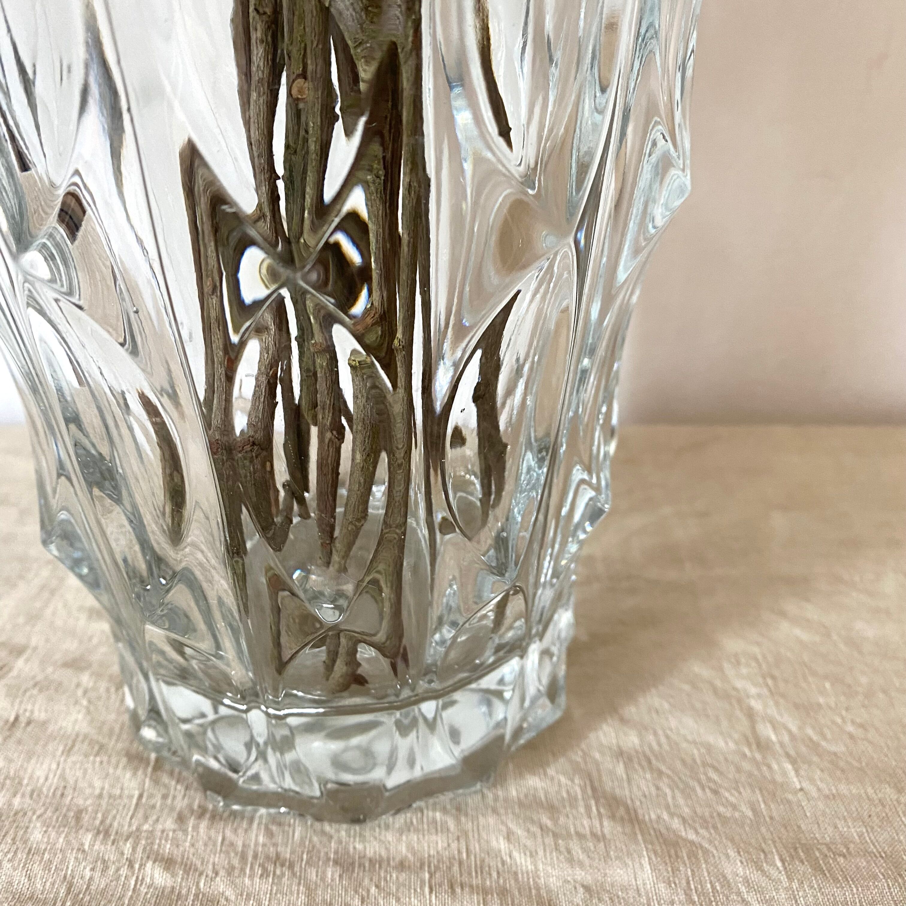Vintage glass vase