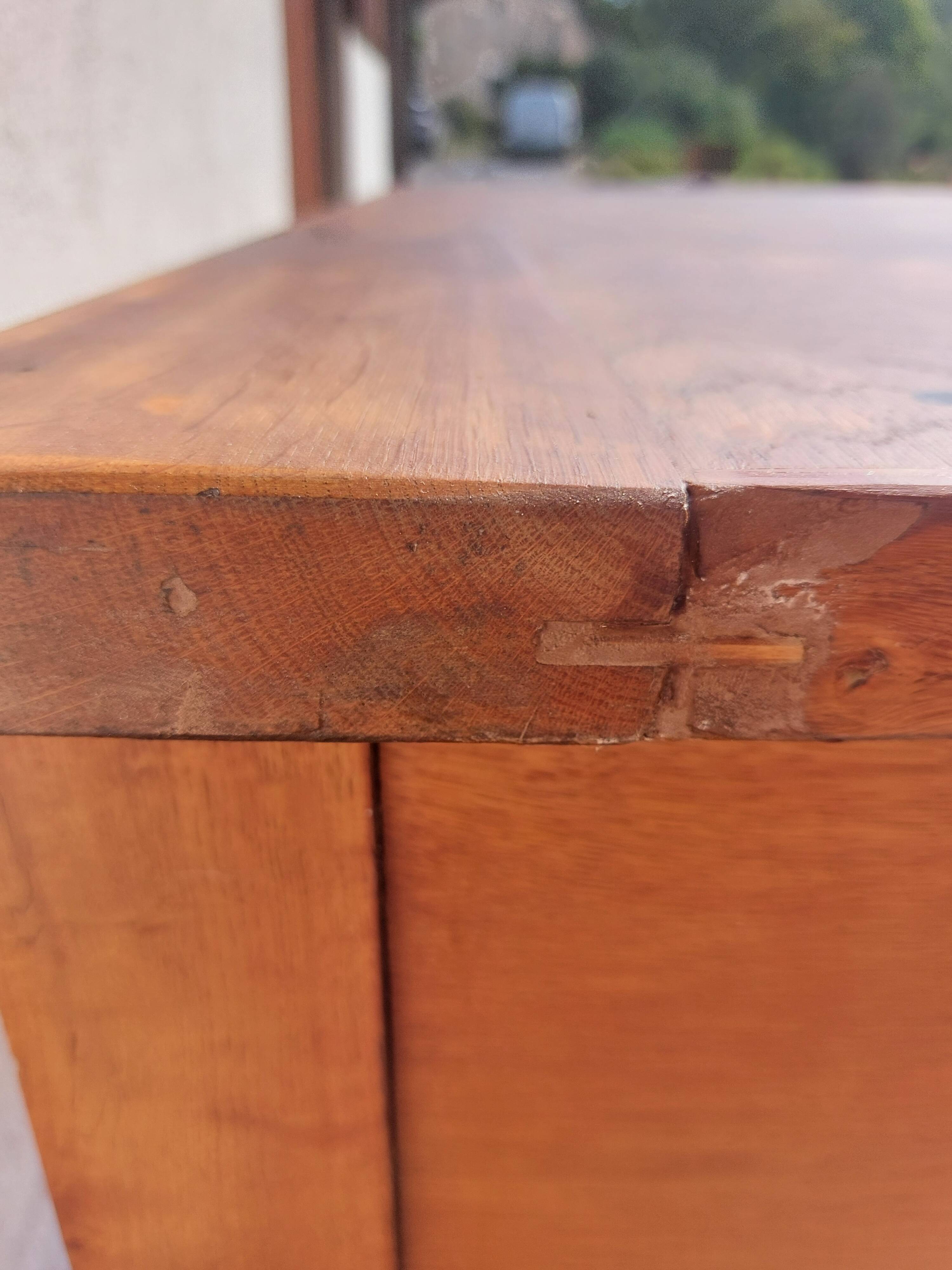 bureau en bois massif, vintage, bohème