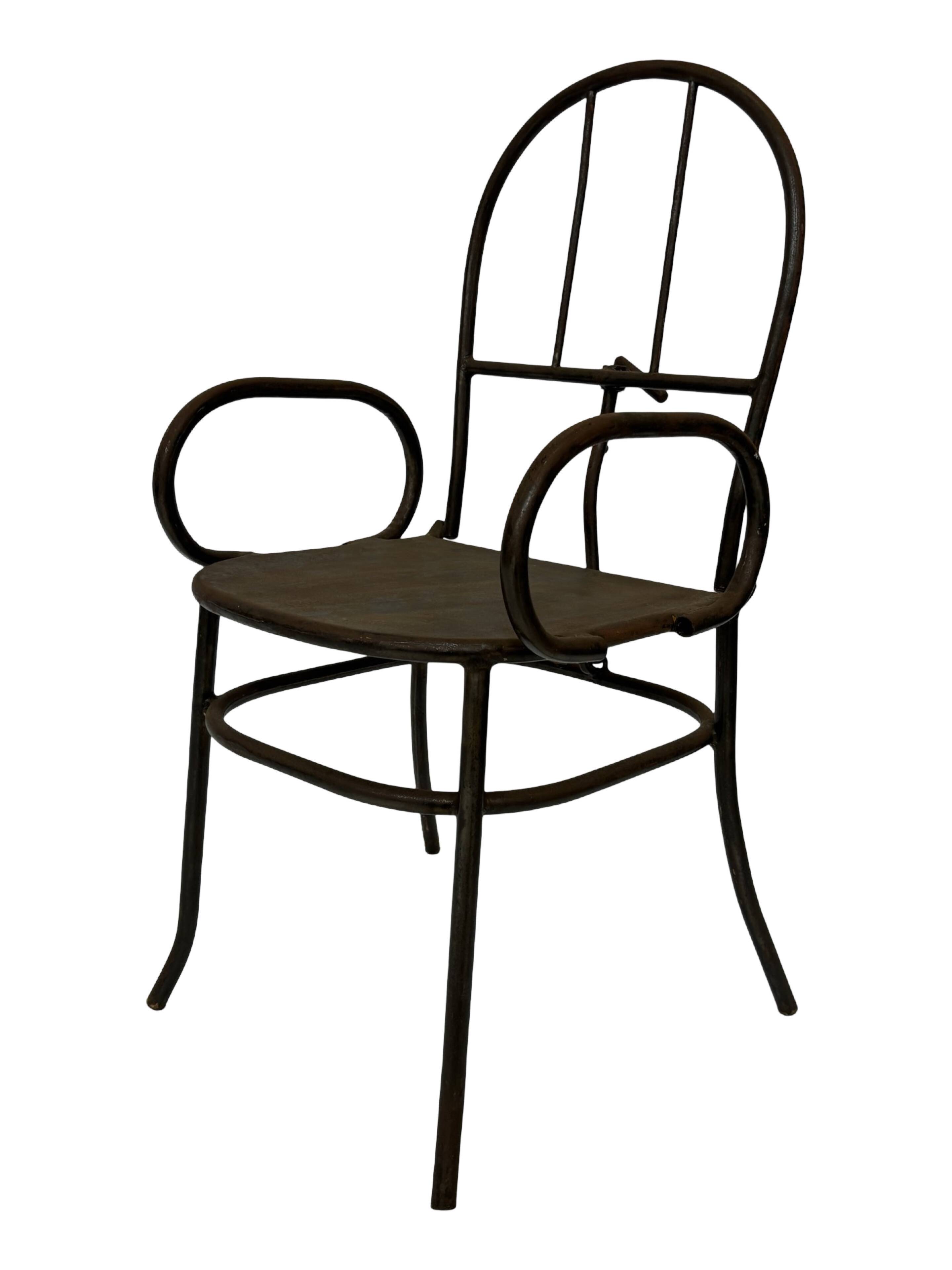 Vintage industrial chair work chair man cave design chair