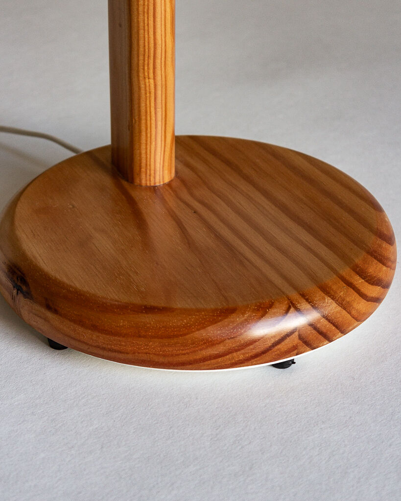 Solid pine articulated lamp, 70s/80s
