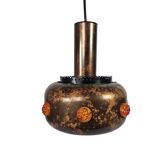 Herda Holland - pendant lamp - copper - Space ace - 80's