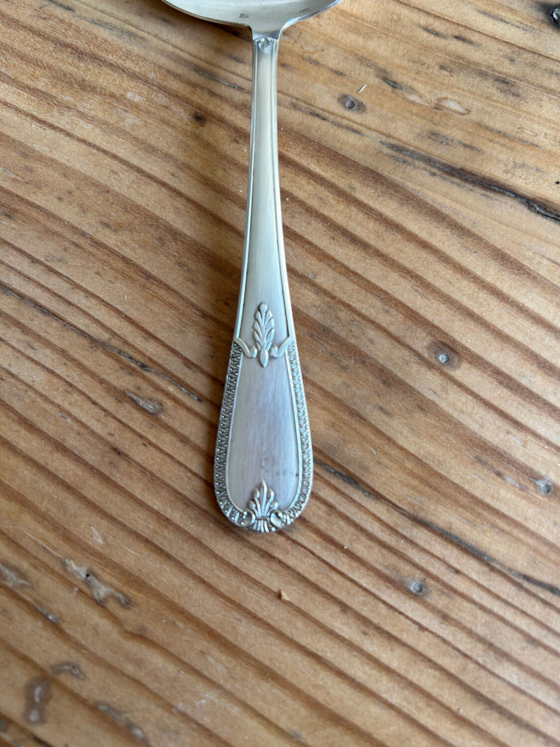 Silver spoon from the 30s