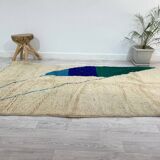 Handmade Moroccan Berber carpet 247 x 135 CM