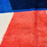 Handmade wool Berber carpet size 150 x 250 cm