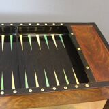 19th Century mahogany Tric Trac game table