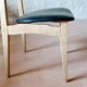 6 chaises vintage scandinave en teck années 1960