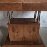 Walnut art-deco table