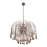 Lady Isabelle Murano Chandelier White Drops, 1980s
