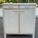 Buffet vintage en bois beige 1950 style parisien mado