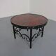 German Brutalist Side Table in Ceramic and Cast Iron, 1960s