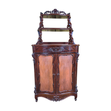 Meuble d’appuie en acajou Napoléon III