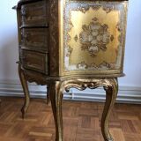 Pair of bedsides Florentine style, 1950s