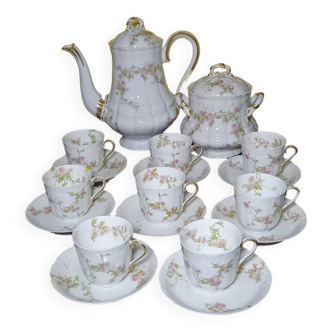 Limoges porcelain coffee service