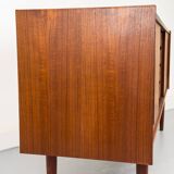Vintage Sideboard in Teak with Drawers and Sliding Doors, 1960s