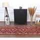 1970s Vintage Turkish Hand-Knotted Wool Cotton Red Runner Rug 93x324