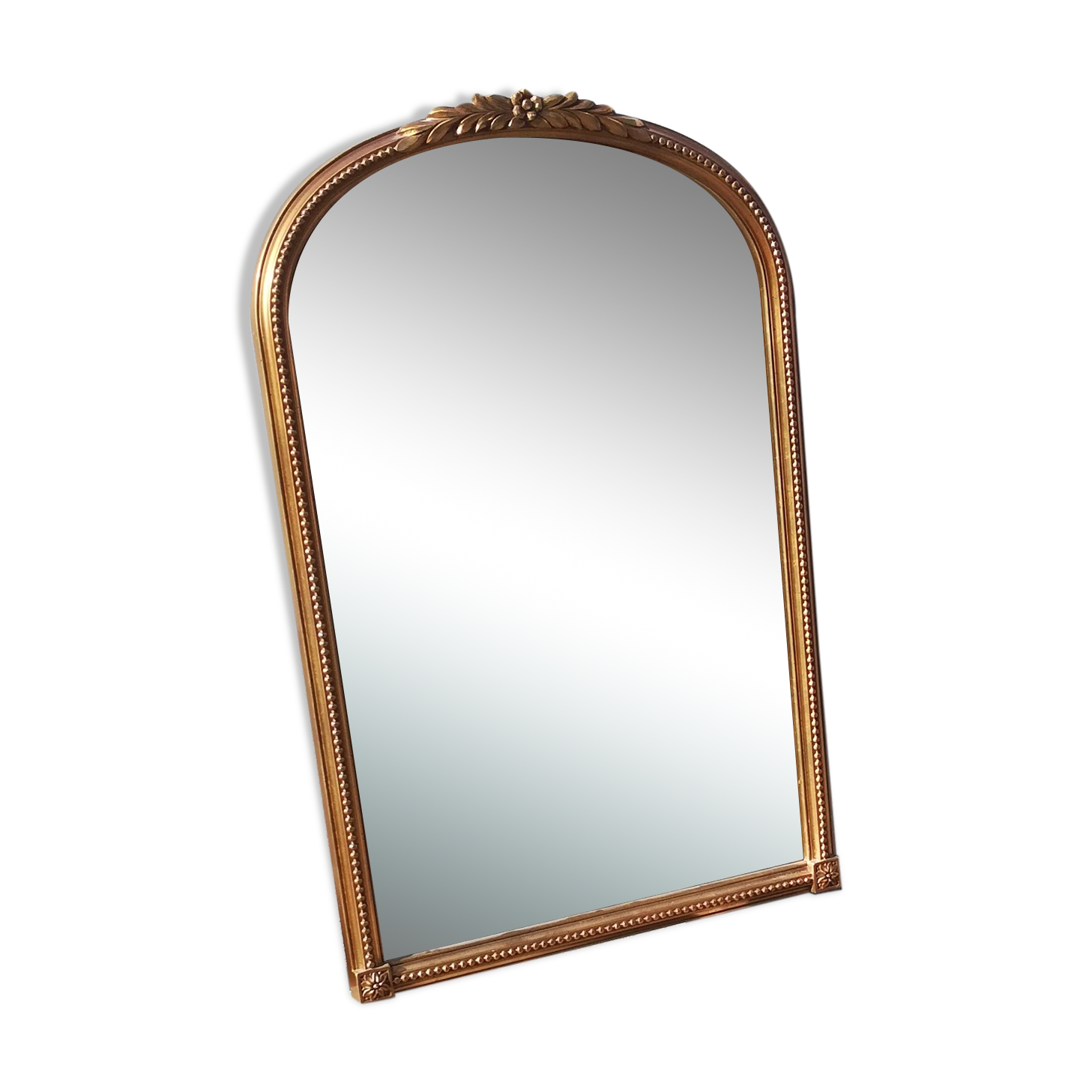 Miroir vintage doré
