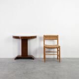 Art Deco Console Table in Walnut Veneer, France 1920s