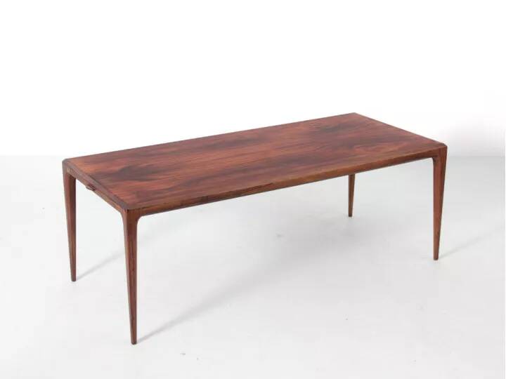 Scandinavian coffee table in Rio rosewood