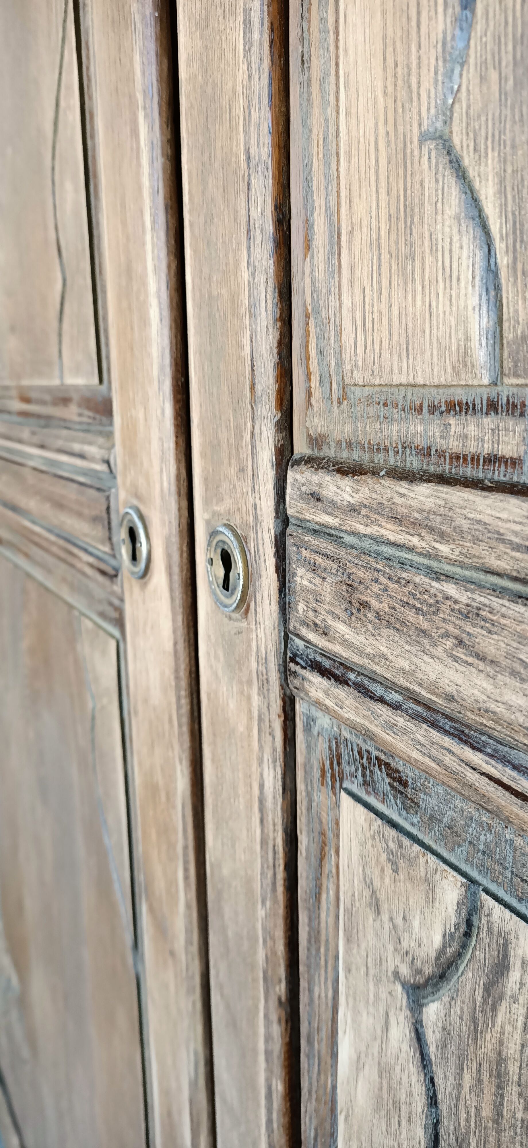 2 antique closet doors