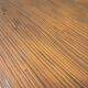 Large vintage table in solid pine, rustic brutalist, 70"