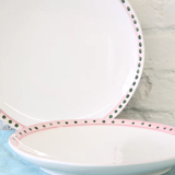 Set of two flat plates 'the bell'
