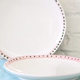 Set de deux assiettes plates 'the bell'