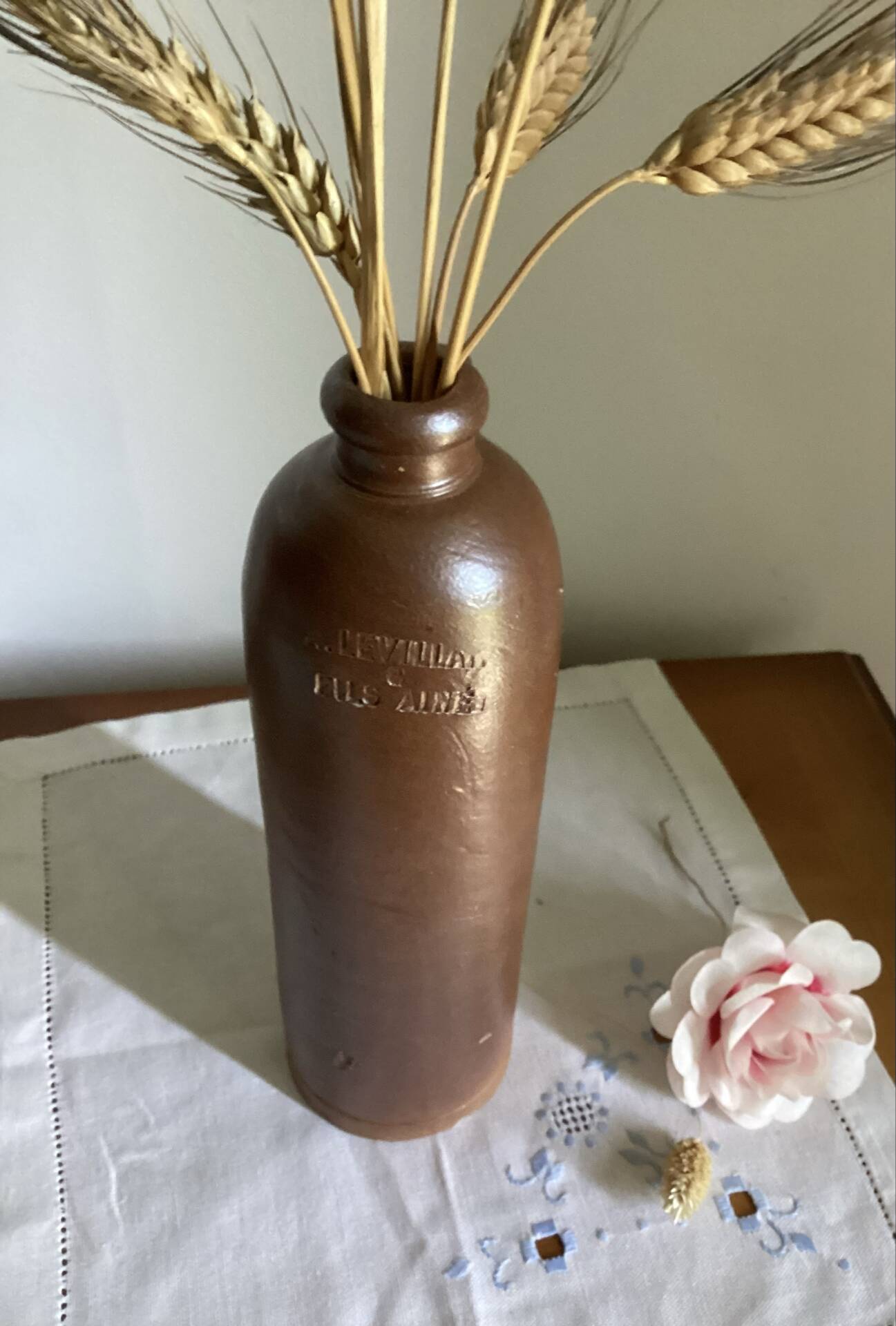 Ancienne bouteille grès