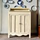 Confiturier, buffet 2 portes en bois beige