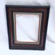 Black and brown wooden frame