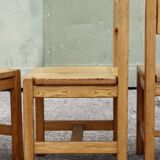 Hongisto pine dining table & chairs by Ilmari Tapiovaara for Laukaan Puu